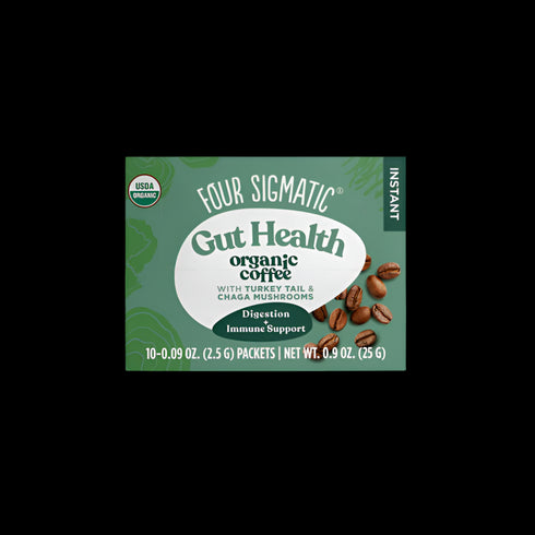 Four Sigmatic Gut-Health Organic Instant Coffee with Chaga & Cordyceps Mushrooms