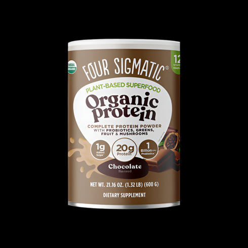 Four Sigmatic Organic Plant-Based Protein With Mushrooms & Adaptogens, Chocolate
