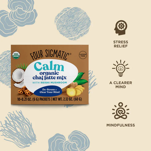 Four Sigmatic Calm Organic Chai Latte Mix with Reishi Mushroom