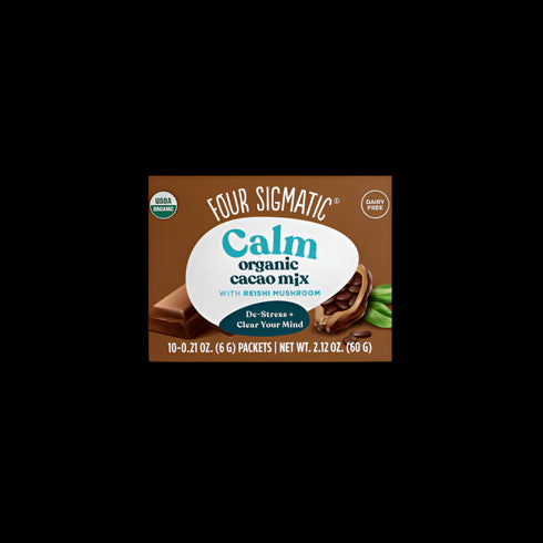 Four Sigmatic Calm Organic Cacao Mix with Reishi Mushroom, 10 Packets
