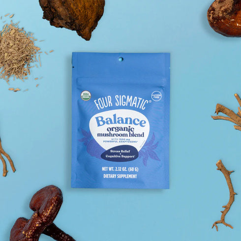 Four Sigmatic Balance Organic Mushroom Blend with 1500mg Adaptogens (60g)