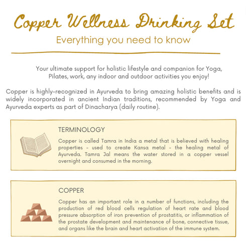 Kansa Organics Copper Cups