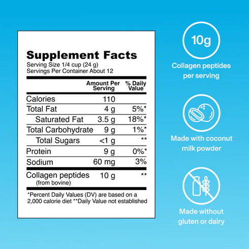 Vital Proteins | Collagen Creamer, Dairy Free (300g)