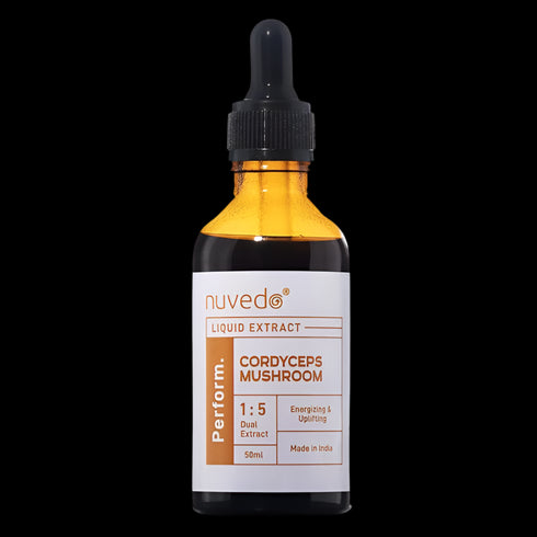Nuvedo Cordyceps Mushroom Liquid Extract | Boost Energy & Performance (50ml)