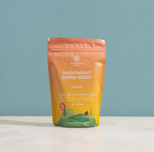 Atmosphere Studio Passionfruit Energy Boost | Hydrating Electrolyte Drink