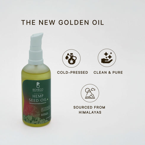 BOHECO Hemp Seed Oil | Cold Pressed Multipurpose Oil