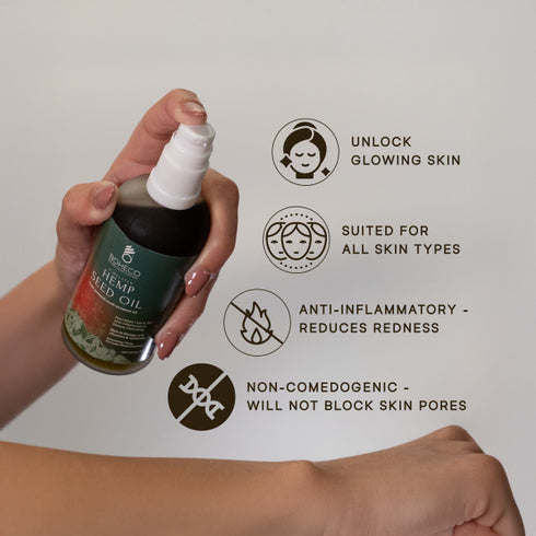 BOHECO Hemp Seed Oil | Cold Pressed Multipurpose Oil