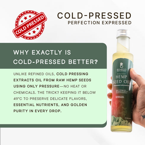 BOHECO Hemp Seed Oil | Cold Pressed Multipurpose Oil