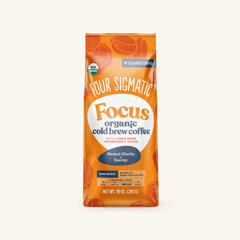 Four Sigmatic Focus Cold Brew Ground Coffee with Lion's Mane Mushroom