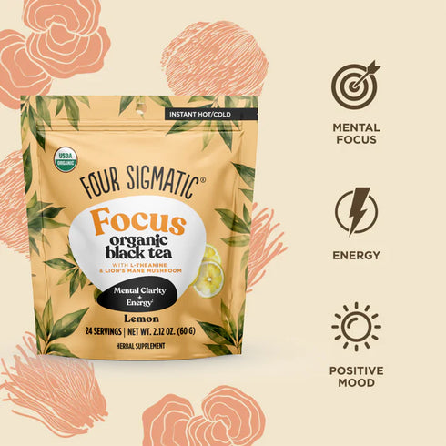 Four Sigmatic Focus Black Tea with Lion's Mane Mushroom