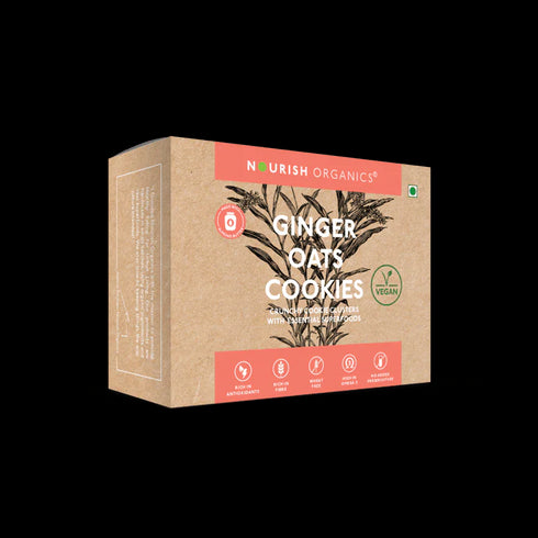 Ginger Oats Cookies | Wheat-Free