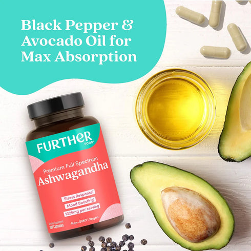 Further Food Premium Full-Spectrum Ashwagandha Capsules