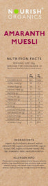 Amaranth Muesli