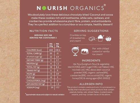 Chocolate Coconut Cookies | Wheat-Free