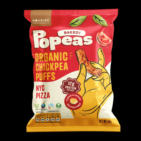 Popeas Protein Puffs - NYC Pizza (Pack of 4)
