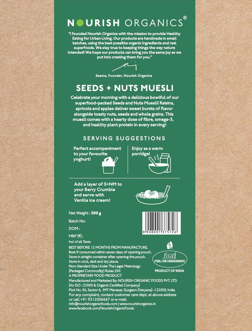 Seeds + Nuts Muesli