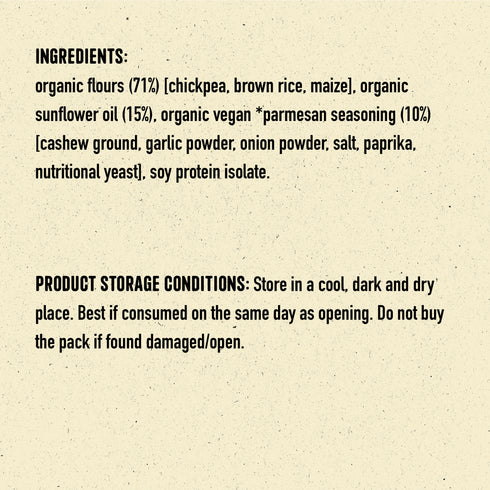 Popeas Protein Puffs - Vegan Parmesan (Pack of 4)