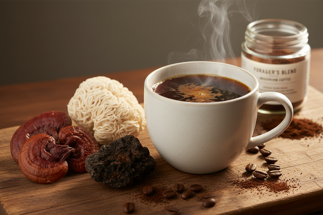 does mushroom coffee help with anxiety and stress