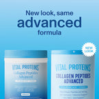 Vital Proteins Advanced Collagen Unflavoured Peptides Powder with Hyaluronic Acid & Vitamin C (Small 265g / Big 567g)