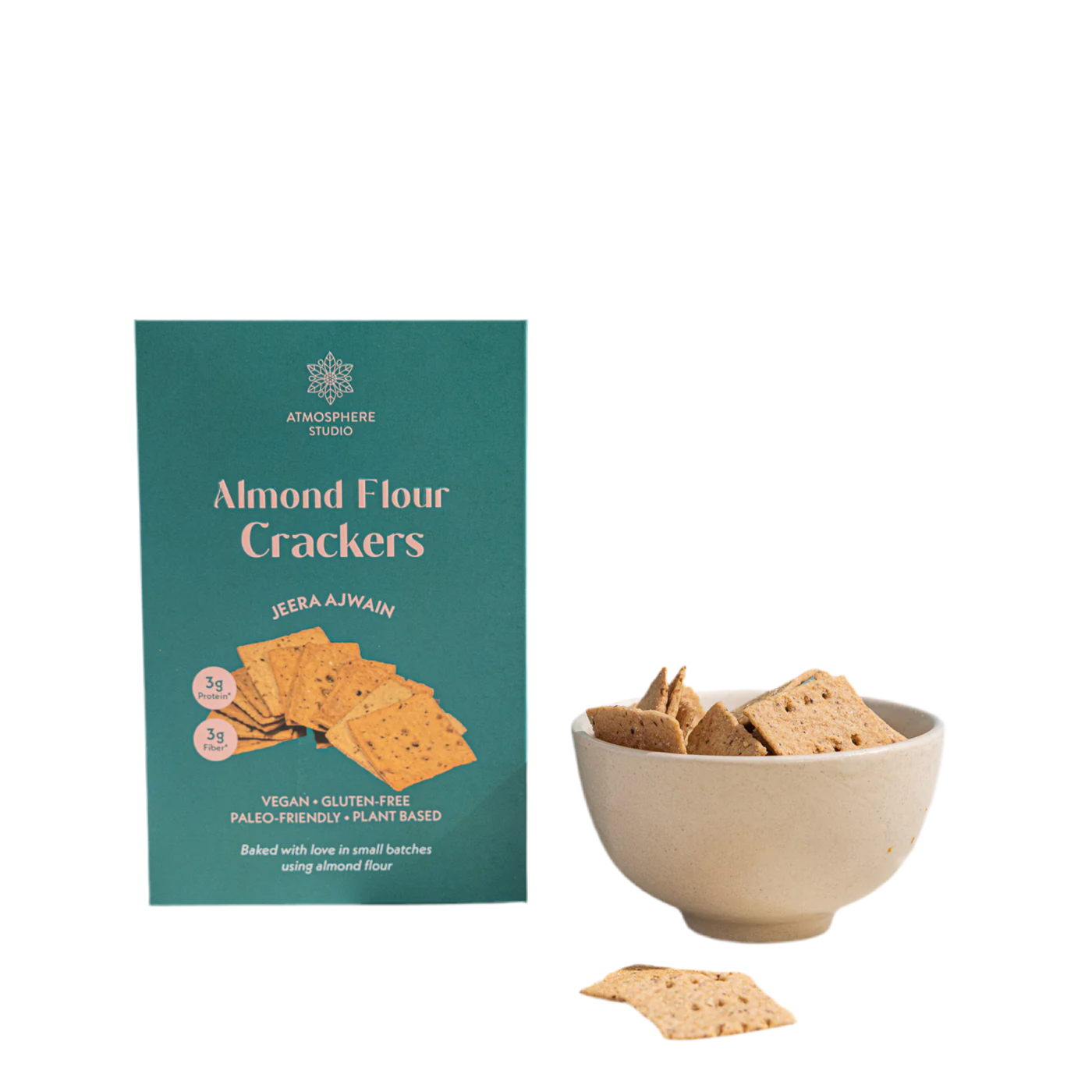 Atmosphere Studio Jeera Ajwain Grain-Free Crackers