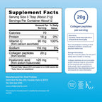 Vital Proteins Advanced Collagen Unflavoured Peptides Powder with Hyaluronic Acid & Vitamin C (Small 265g / Big 567g)