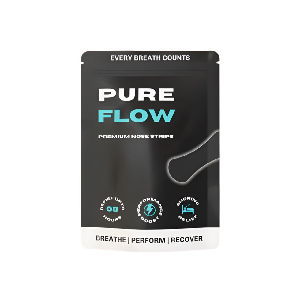 PureFlow Nasal Strips | Clear Breathing for Better Sleep