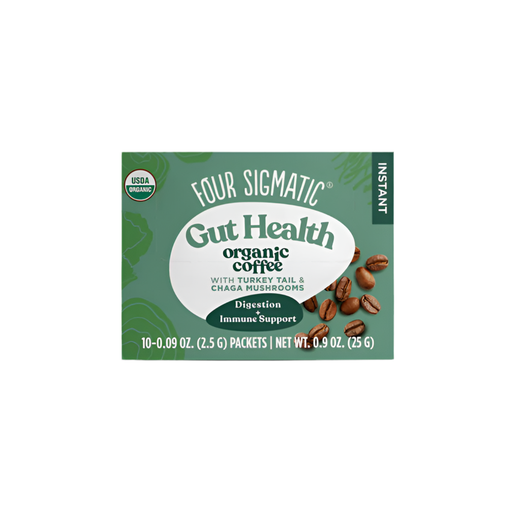 Four Sigmatic Gut-Health Organic Instant Coffee with Chaga & Cordyceps Mushrooms