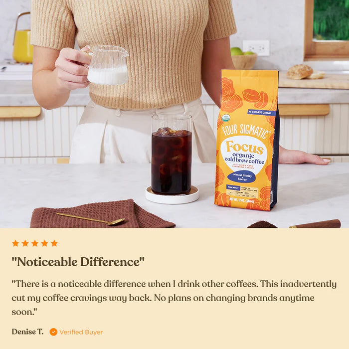 Four Sigmatic Focus Cold Brew Ground Coffee with Lion's Mane Mushroom