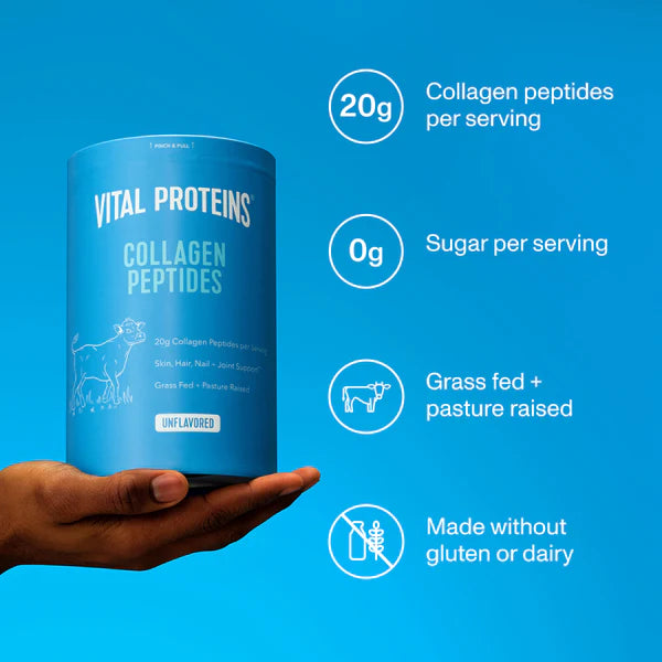 Vital Proteins Bovine Collagen Peptides Unflavoured Powder (680g)