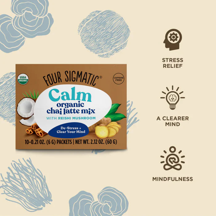 Four Sigmatic Calm Organic Chai Latte Mix with Reishi Mushroom