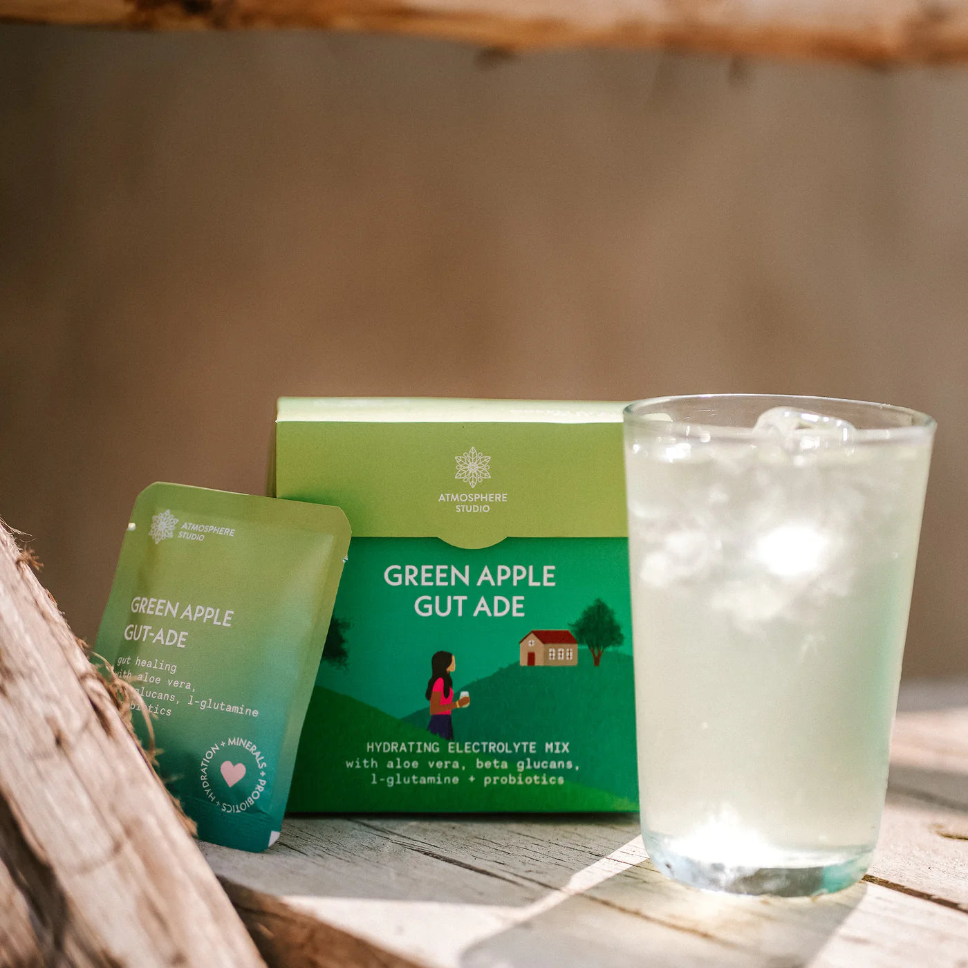 Atmosphere Studio Green Apple Gut Ade | Hydrating Electrolyte Drink