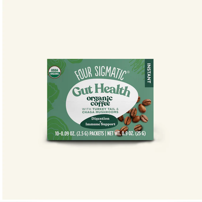 Four Sigmatic Gut-Health Organic Instant Coffee with Chaga & Cordyceps Mushrooms