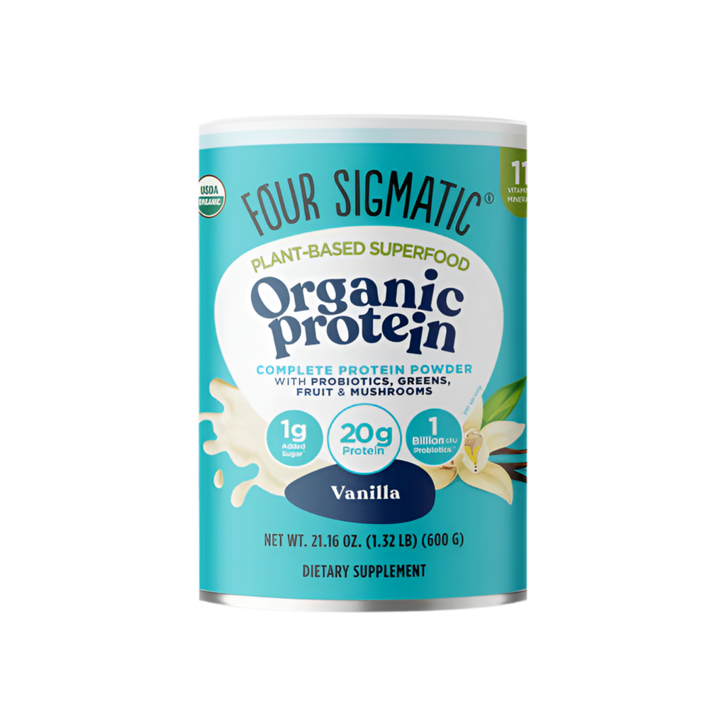 Four Sigmatic Organic Plant-Based Protein With Mushrooms & Adaptogens, Vanilla