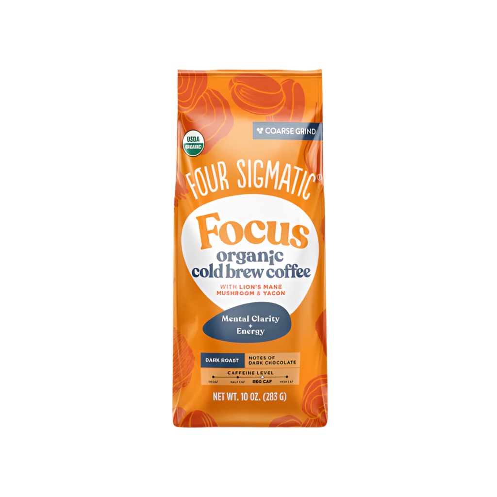 Four Sigmatic Focus Cold Brew Ground Coffee with Lion's Mane Mushroom