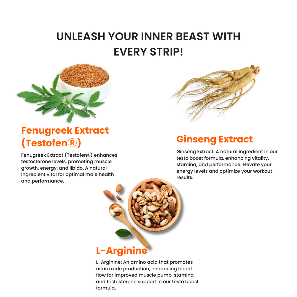 Woke Nutrition Testo Boost Oral Slips