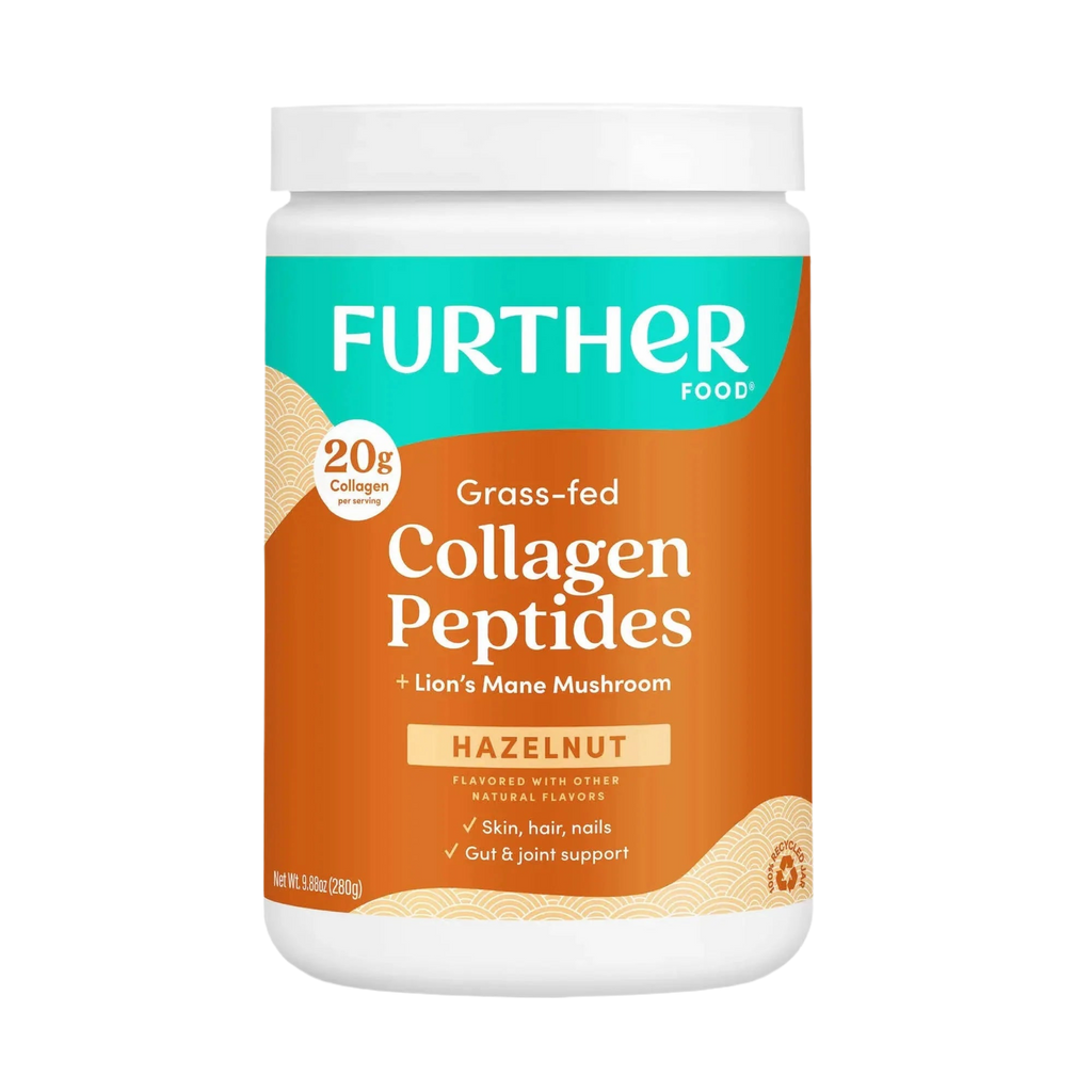 Further Food Hazelnut Bovine Collagen Peptides Powder with Lion's Mane Mushroom