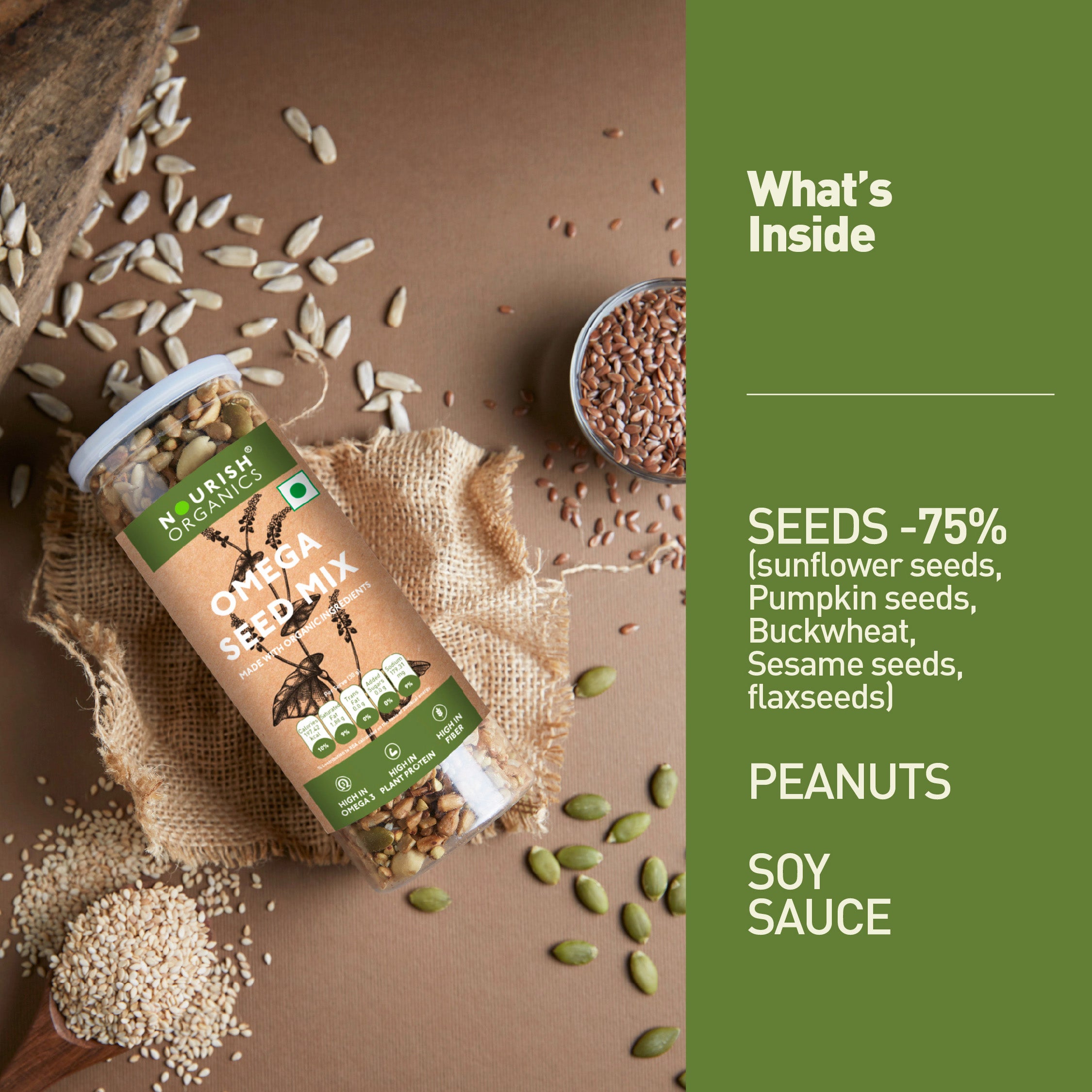 Nourish Organics Omega Seed Mix | Gluten-Free
