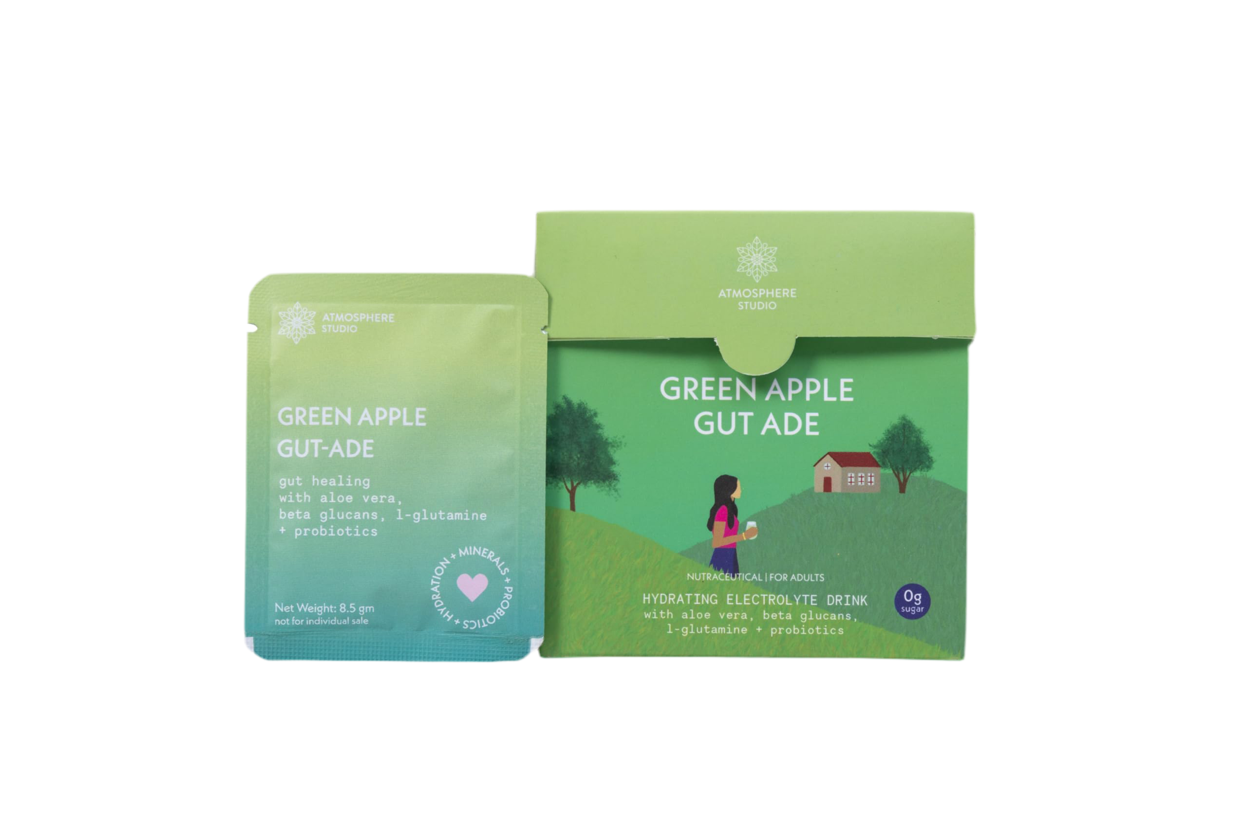 Atmosphere Studio Green Apple Gut Ade | Hydrating Electrolyte Drink