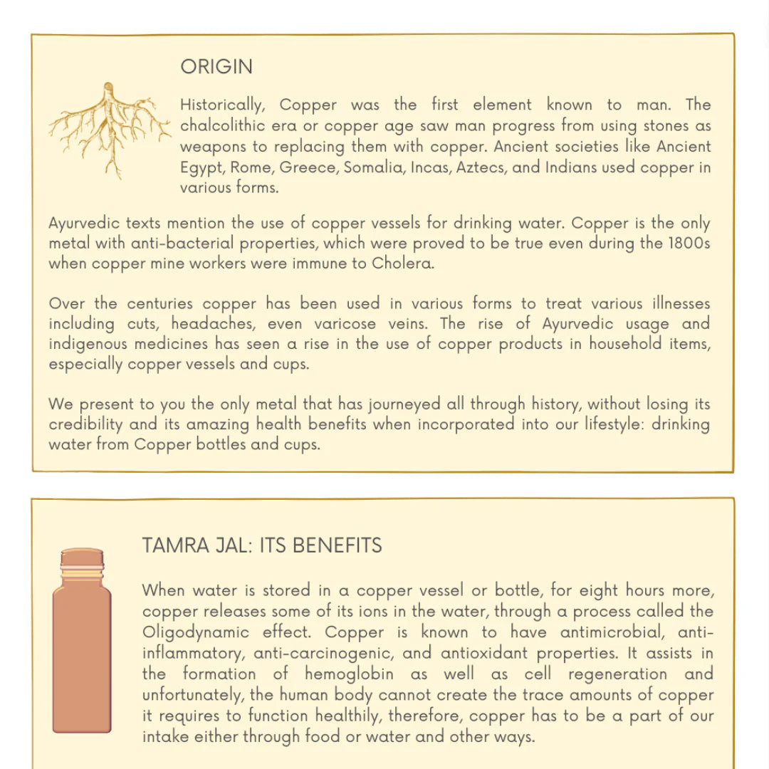 Kansa Organics Copper Bottle