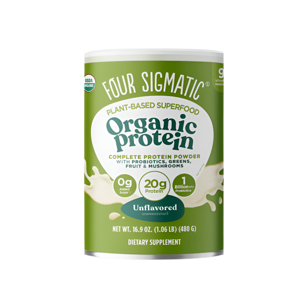 Four Sigmatic Organic Plant-Based Protein with Mushrooms & Adaptogens, Unflavoured