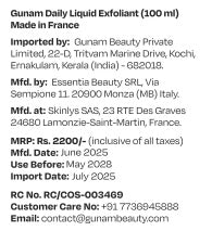 Gunam Beauty Daily Liquid Exfoliant (100ml)