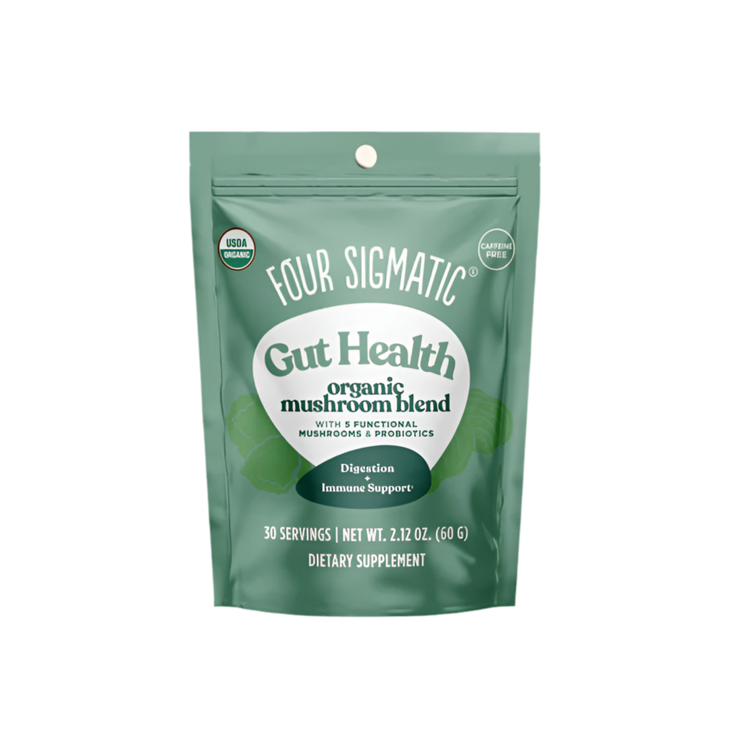 Four Sigmatic Gut-Health Organic Mushroom Blend with 1500mg Functional Mushrooms
