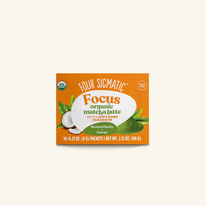 Four Sigmatic Focus Organic Matcha Latte Mix With Lion's Mane Mushroom