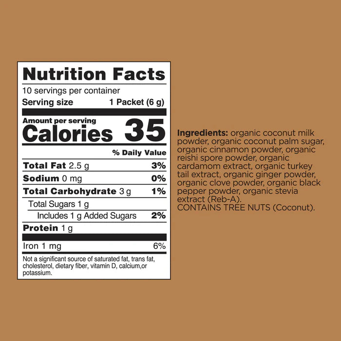 Four Sigmatic Calm Organic Chai Latte Mix with Reishi Mushroom