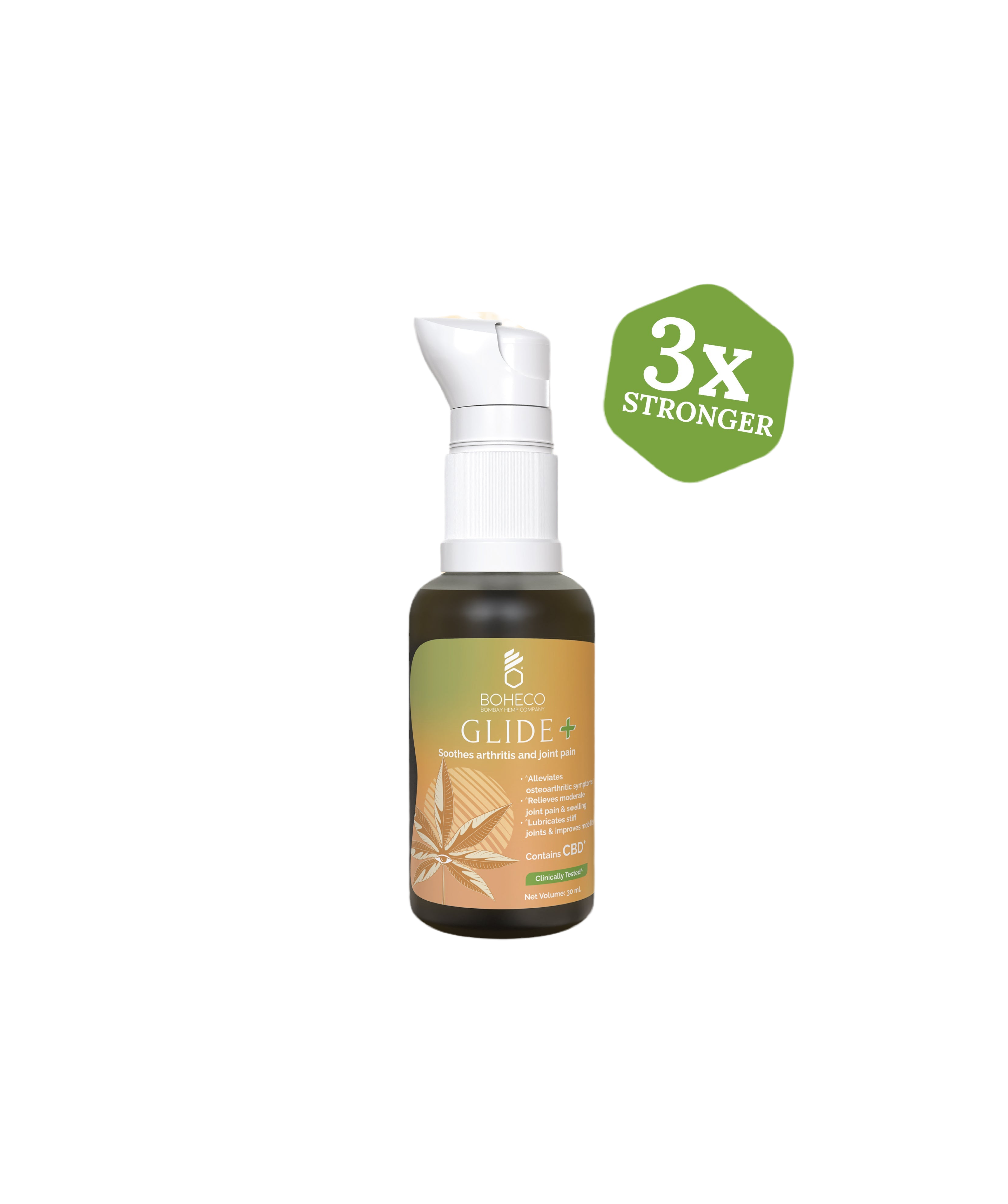 BOHECO Glide+ Full-Spectrum Hemp Oil