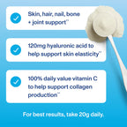 Vital Proteins Advanced Collagen Unflavoured Peptides Powder with Hyaluronic Acid & Vitamin C (Small 265g / Big 567g)