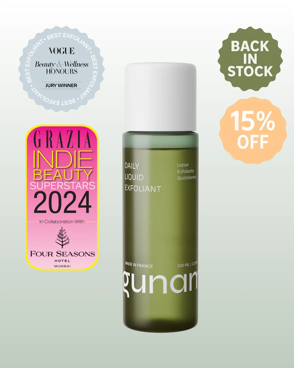 Gunam Beauty Daily Liquid Exfoliant (100ml)