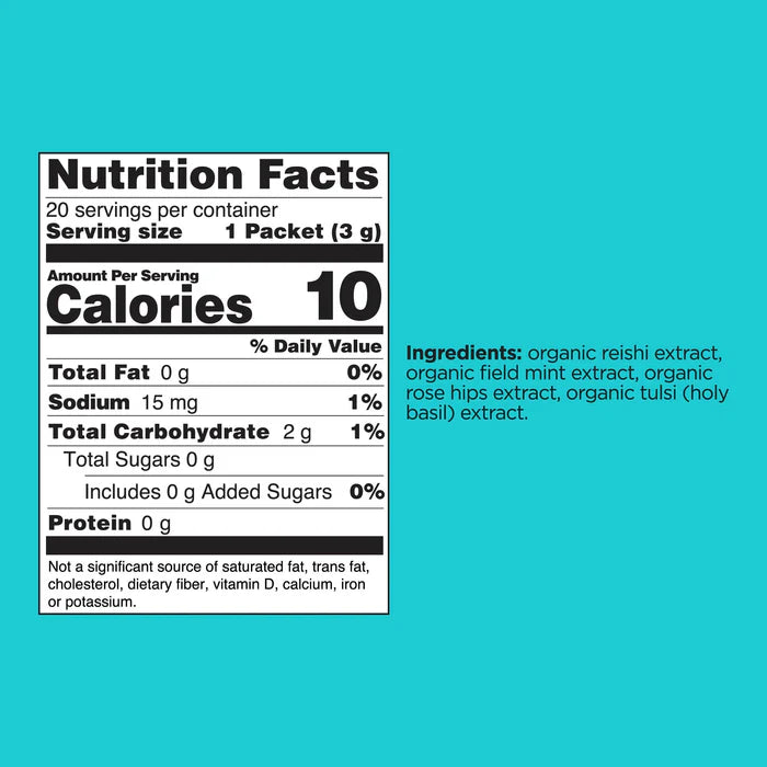 Four Sigmatic Calm Reishi Mushroom Organic Elixir Mix, 20 Sachets