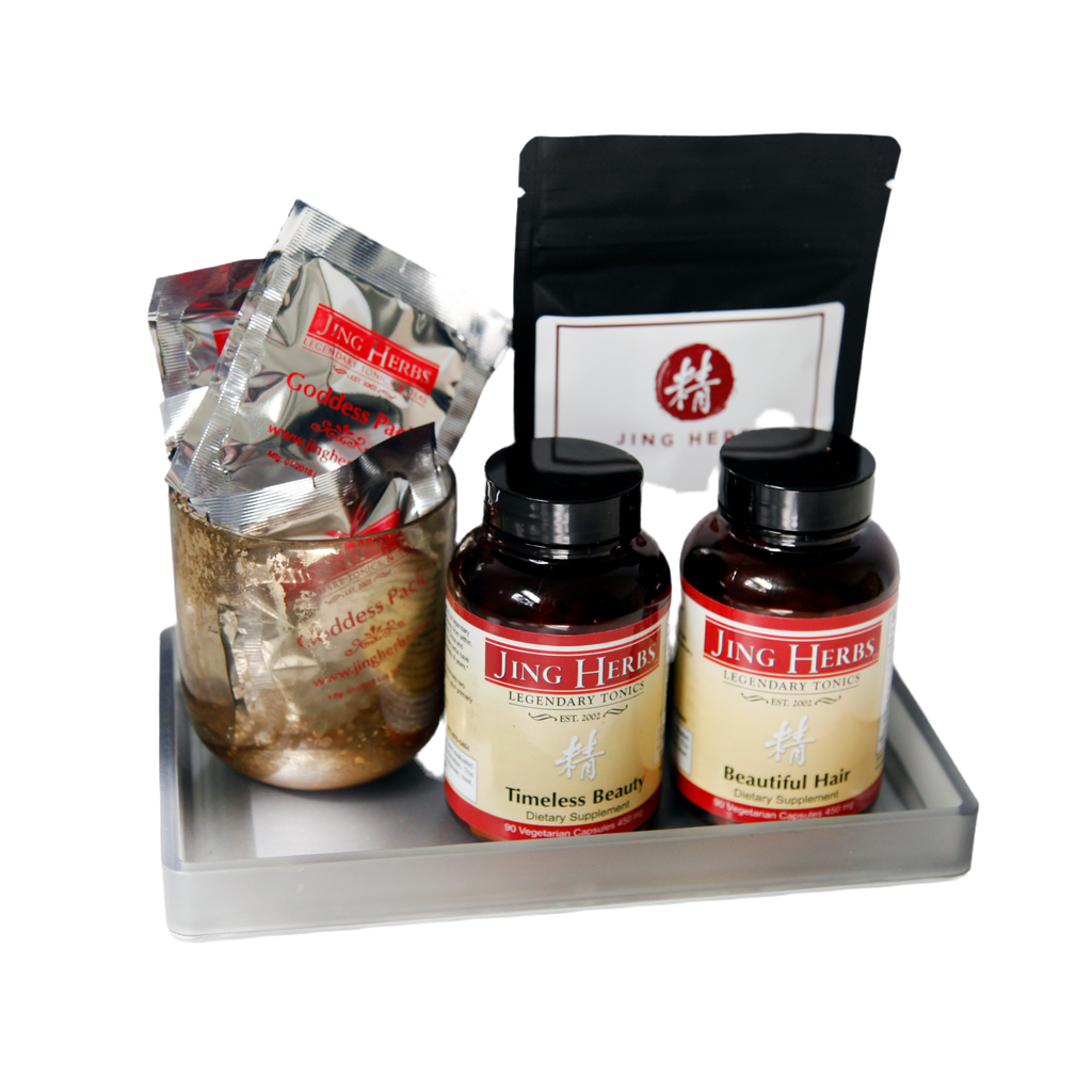 Jing Herbs TCM Beauty Bundle | 1 Pearl Powder + 1 Beautiful Hair + 1 Timeless Beauty