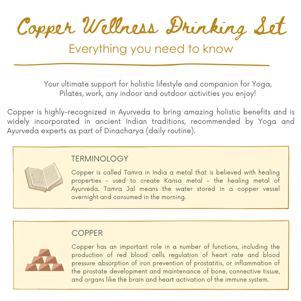 Kansa Organics Copper Cups